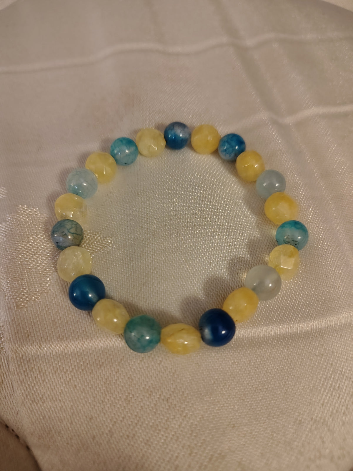 Handmade Natural Stone Beaded Bracelet
