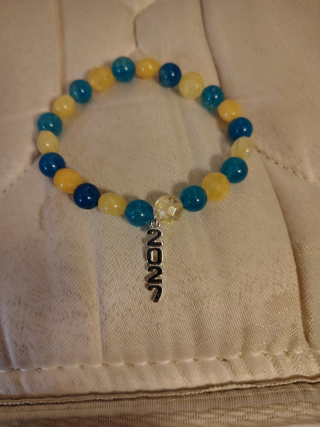 School Spirit Gemstone Bracelet